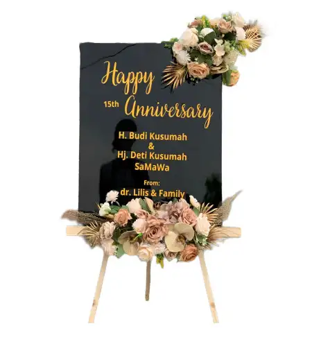 Papan Bunga Akrilik Tugu