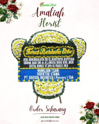 Papan Bunga Duka di Tugu